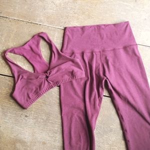 Beyond Yoga Spacedye Bra and Leggings Set